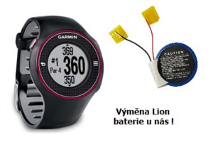 Garmin S1,2,3.....výměna akumulátorku